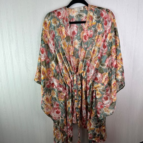 Umgee‎ + Floral Print Kimono XL/1XL - Picture 1 of 6